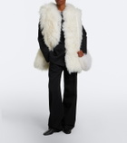 Yves Salomon Hooded shearling vest