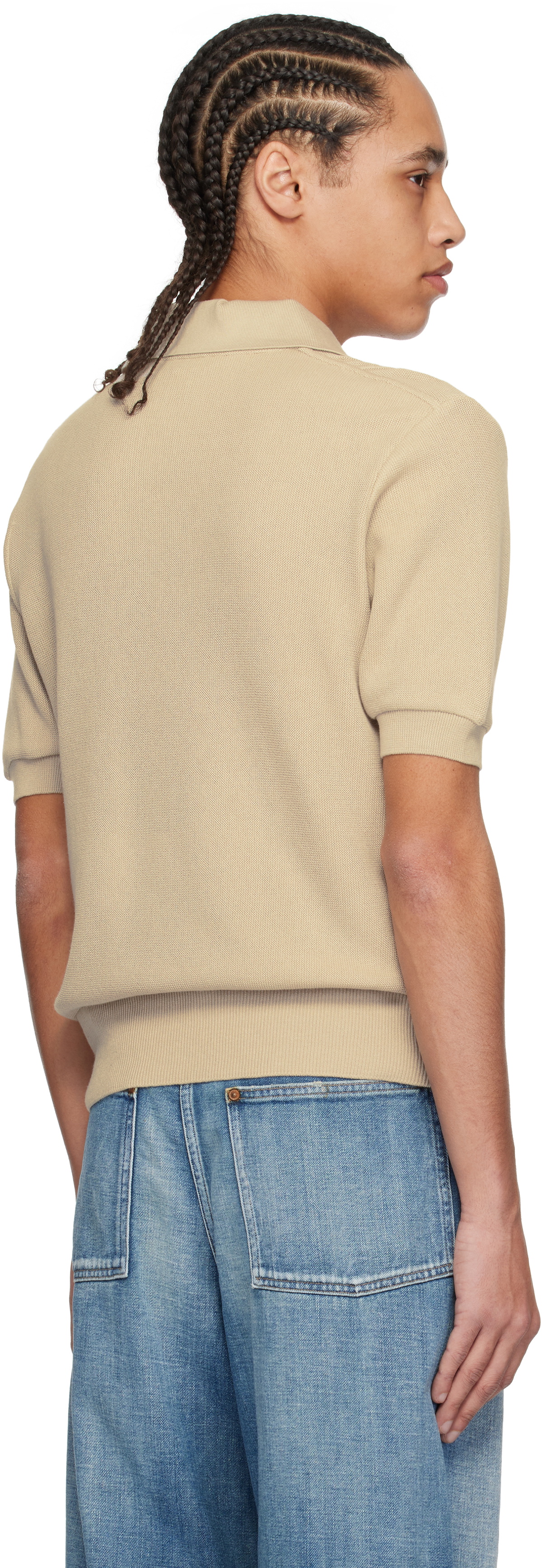 タイガタカハシ　LOT.526 C.1960'S POLO KNIT Taiga Takahashi Beige Lot. 526 C.1960's Polo Taiga Takahashi