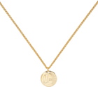 IN GOLD WE TRUST PARIS Gold Coin Necklace