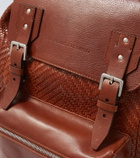 Brunello Cucinelli City leather backpack