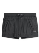 Dolce & Gabbana - Slim-Fit Short-Length Drawstring Swim Shorts - Black