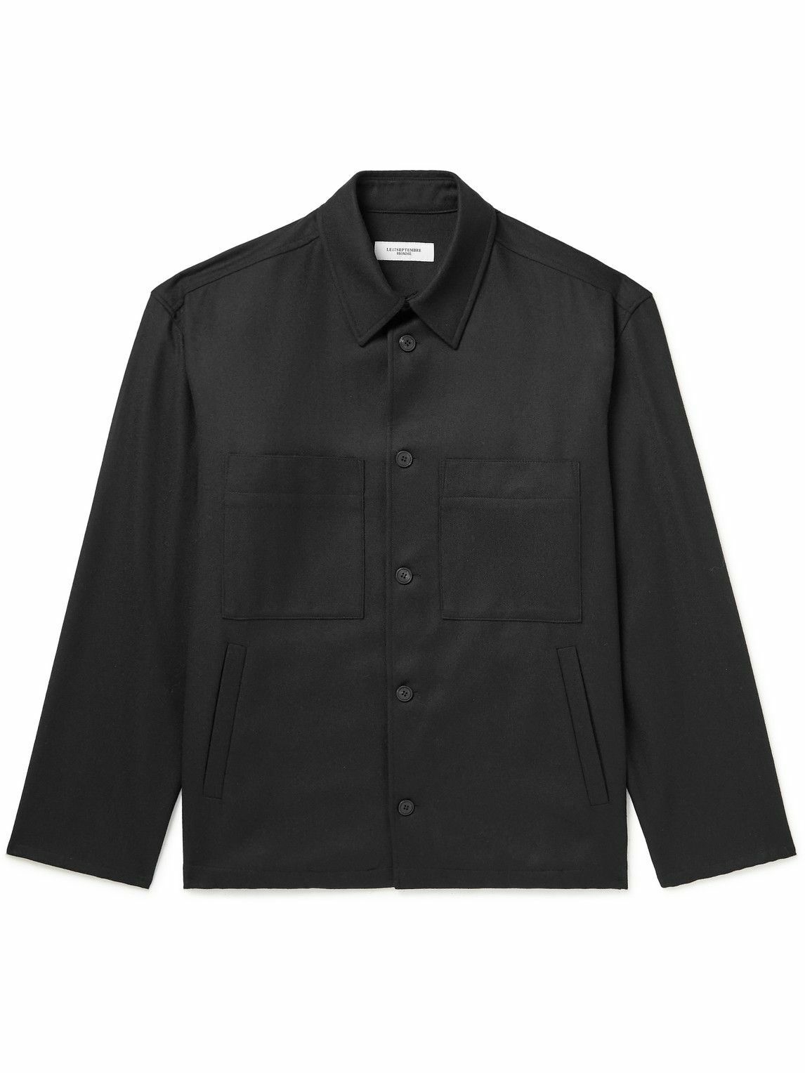 LE 17 SEPTEMBRE - Wool Overshirt - Black