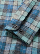 Pendleton - Checked Cotton-Flannel Shirt - Blue