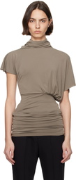 Rick Owens Lilies Gray Hollywood Lilith T-shirt