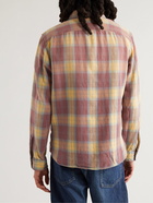 RRL - Slim-Fit Checked Cotton-Flannel Shirt - Red