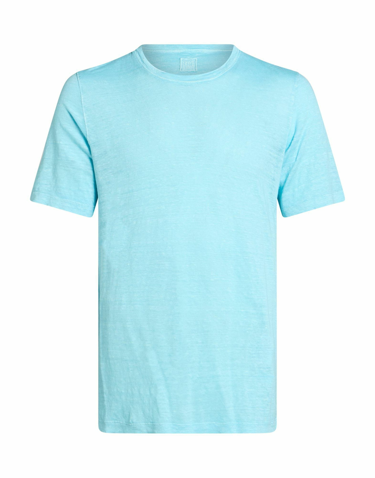120% Lino Mens T-shirt Turquoise