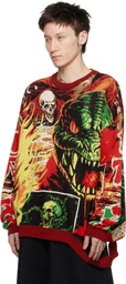 LU'U DAN Multicolor Misfit Jacquard Sweater