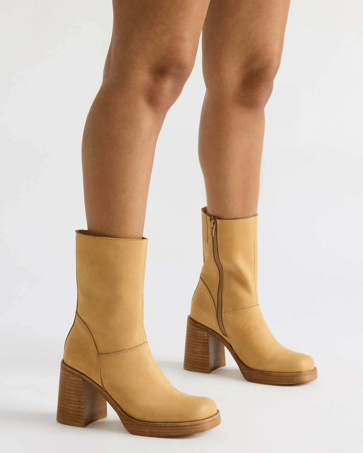 Steve Madden Fusion Booties in Natural