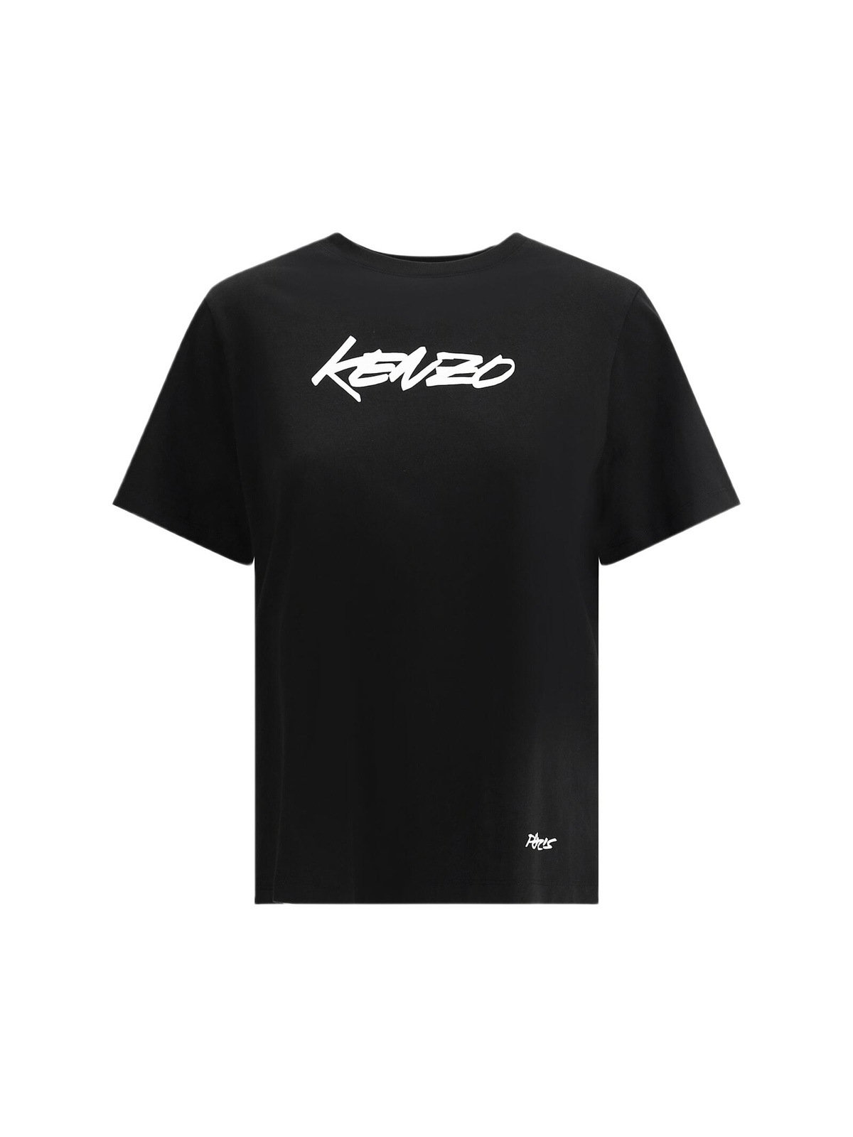 【関税&送料込】Kenzo Black Cotton T-Shirt With Logo Kenzo X logo cotton T-shirt - Black - Men | FA65TS5024SJ99