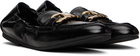 Ferragamo Black Elasticated Loafers