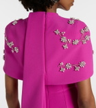 Safiyaa Embellished caped gown