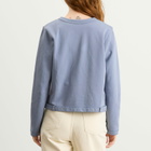 Fruity Booty Women's Cotton Terry Cardigan in Blue
