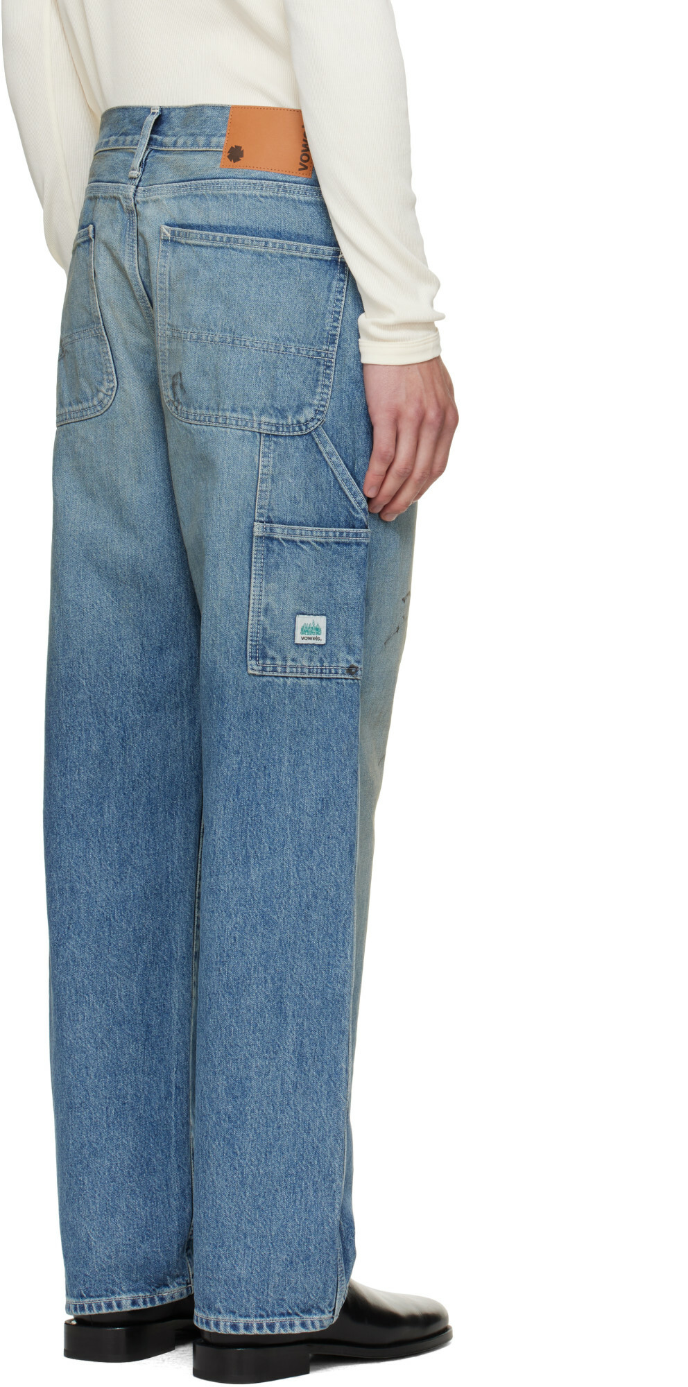 vowels Blue Painter Jeans