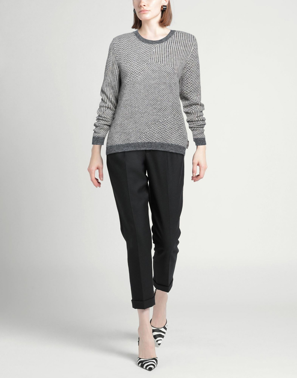 Alessia Santi Womens Sweater in Grey
