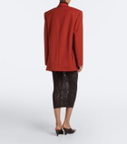Wolford Infinite sheer lace midi skirt