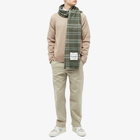 Acne Studios Men's Veken Cashmere Check Scarf in Forest Green