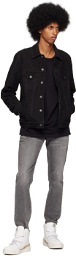 John Elliott Black Thumper Type III Leather Jacket