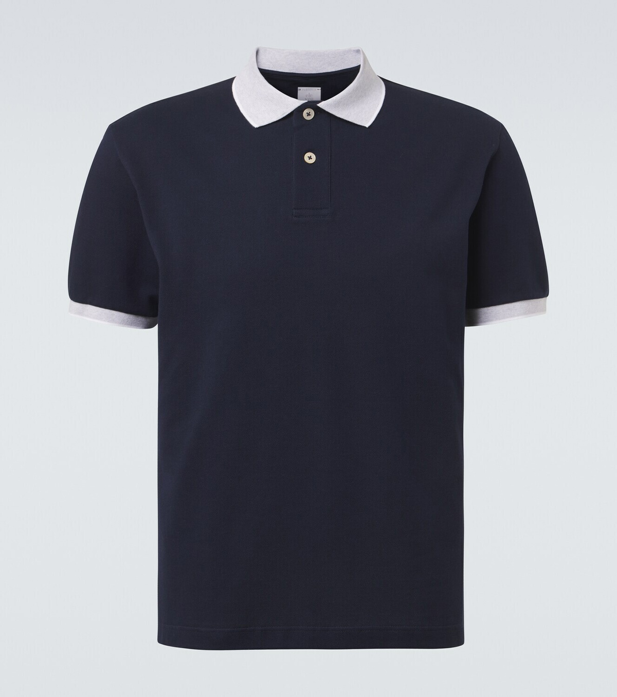 Eleventy Cotton piqué polo shirt