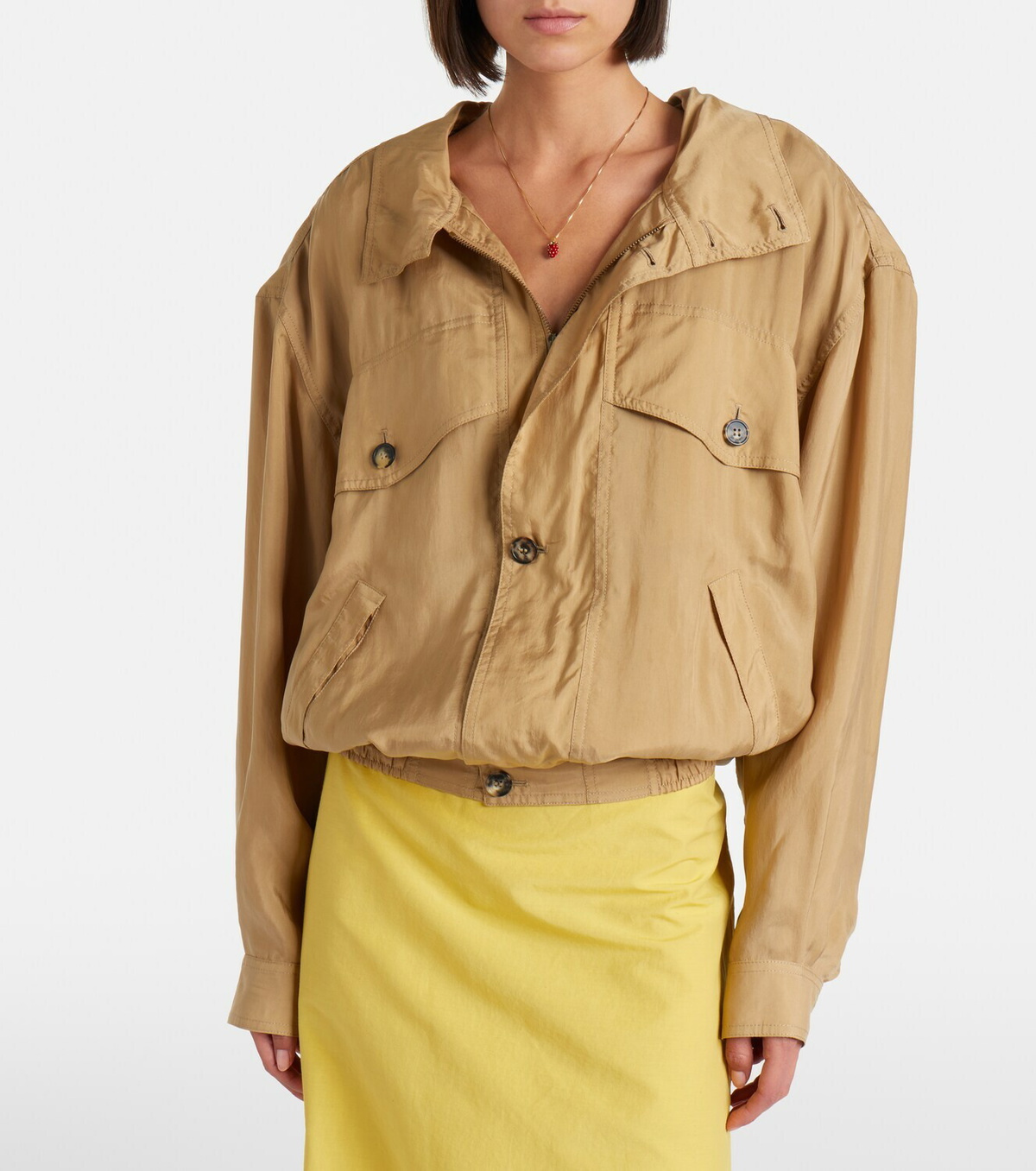 Saint Laurent Oversized blouson jacket