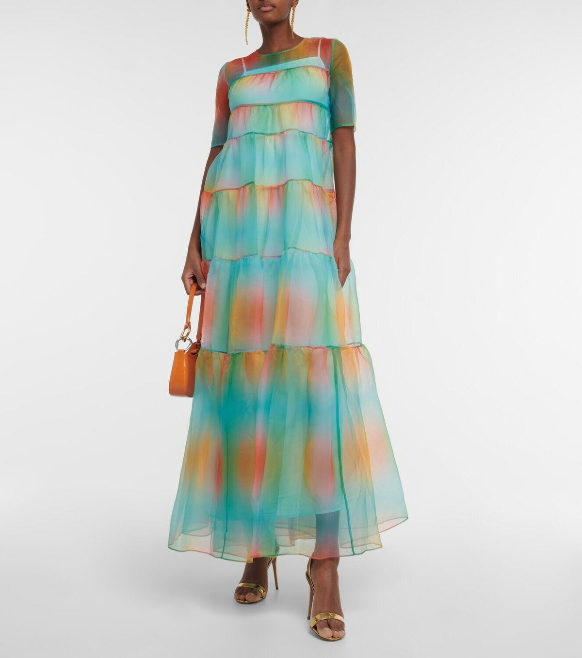 Staud - Hyacinth tiered maxi dress
