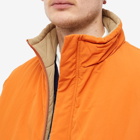Beams Plus Men's CORDURA® Nylon MIL Puff Vest in Orange