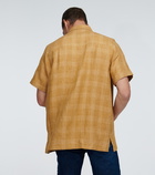 Nanushka - Adam checked linen shirt