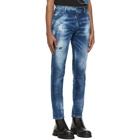 Dsquared2 Blue and Orange Country Cool Guy Jeans