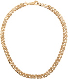 Emanuele Bicocchi Gold Entwined Chain Necklace