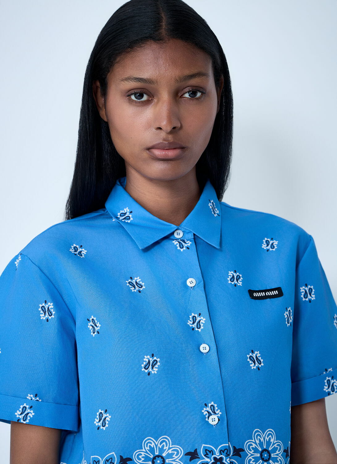 Miu Miu Bandana Shirt Miu Miu