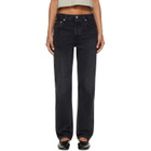 Citizens of Humanity Black 90s High Rise Straight Jeans