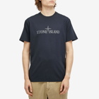 Stone Island Men's Logo T-Shirt in Navy Blue