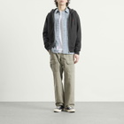Gramicci Men's One Point Zip Hoodie in Vintage Black