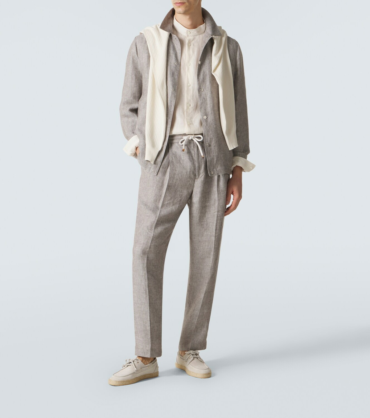 Brunello Cucinelli Suede boat shoes