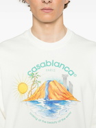 Casablanca White Oasis Sweatshirt