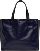 Marni Navy & Black Large Museo Tote