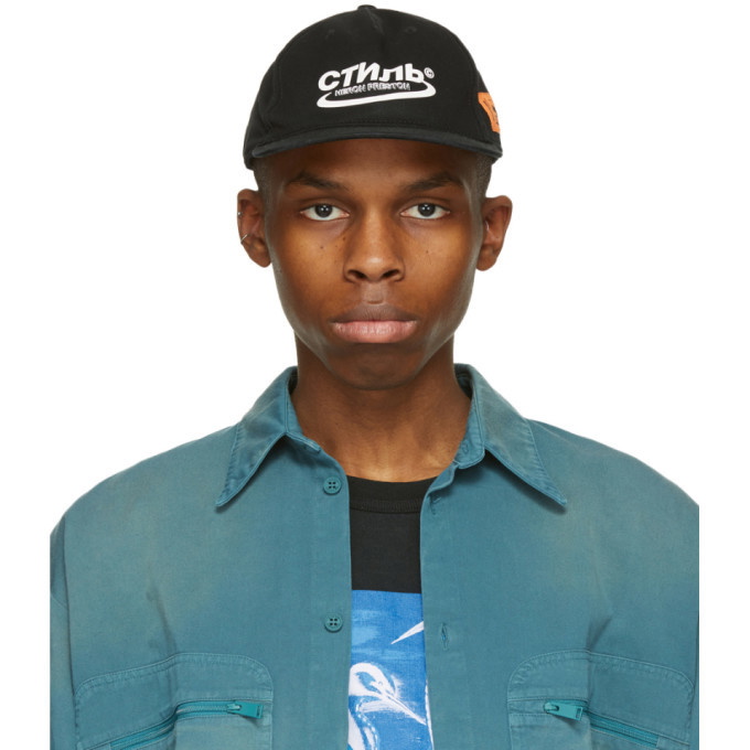 Photo: Heron Preston Black and White Style Baseball Cap