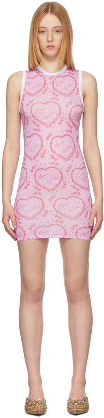 Photo: Maisie Wilen Pink Muscle Beach Short Dress