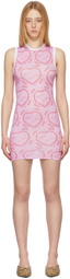 Maisie Wilen Pink Muscle Beach Short Dress
