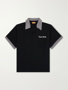 Human Made - Logo-Embroidered Poplin Shirt - Black