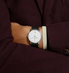 Vacheron Constantin - Patrimony Automatic 40mm 18-Karat White Gold and Alligator Watch, Ref. No. 85180/000G-9230 - Silver