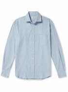 Hartford - Paul Cotton-Flannel Shirt - Blue