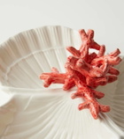 Les-Ottomans Coral starter plate