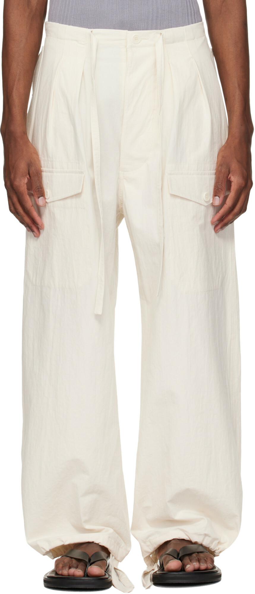 colbo Off-White Multi Trousers