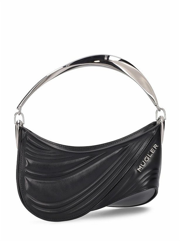 Photo: MUGLER - Spiral Embossed Leather Pouch