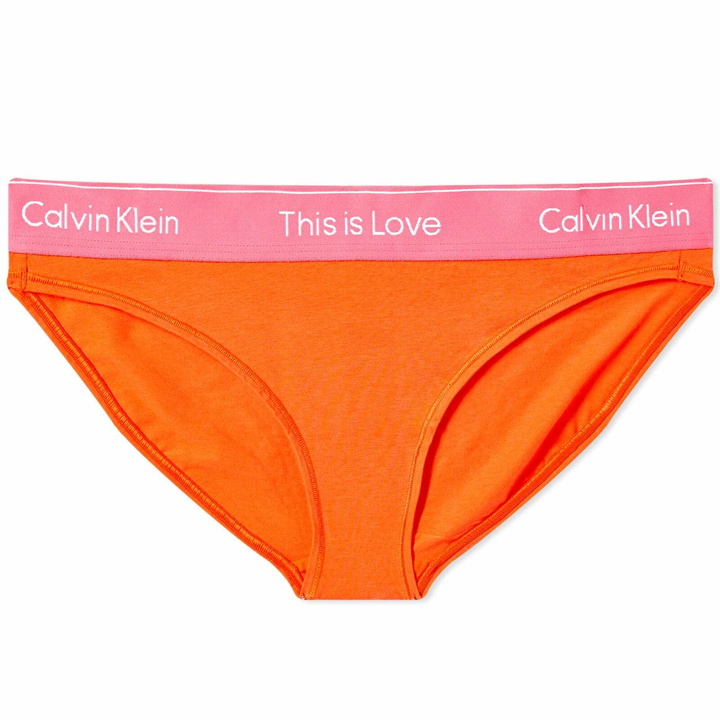 Photo: Calvin Klein Women's Bikini Pant in Cherry Tomato