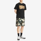 A Bathing Ape Men's Map Camo Regular Fit Beach Shorts in Green