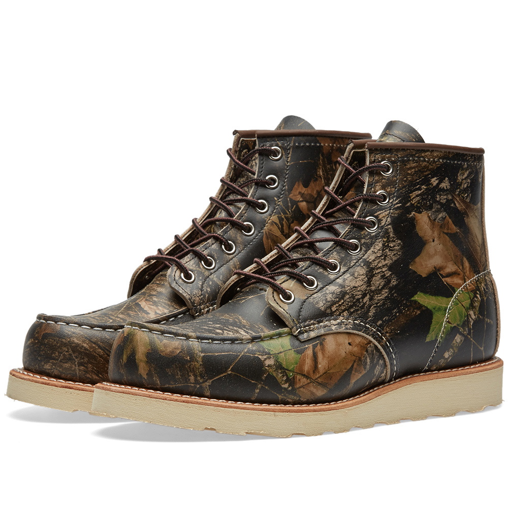 Red wing hot sale camo boots