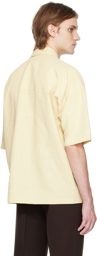 Jil Sander Yellow Half-Zip Shirt