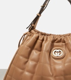 Gucci Deco Large quilted leather shoulder bag