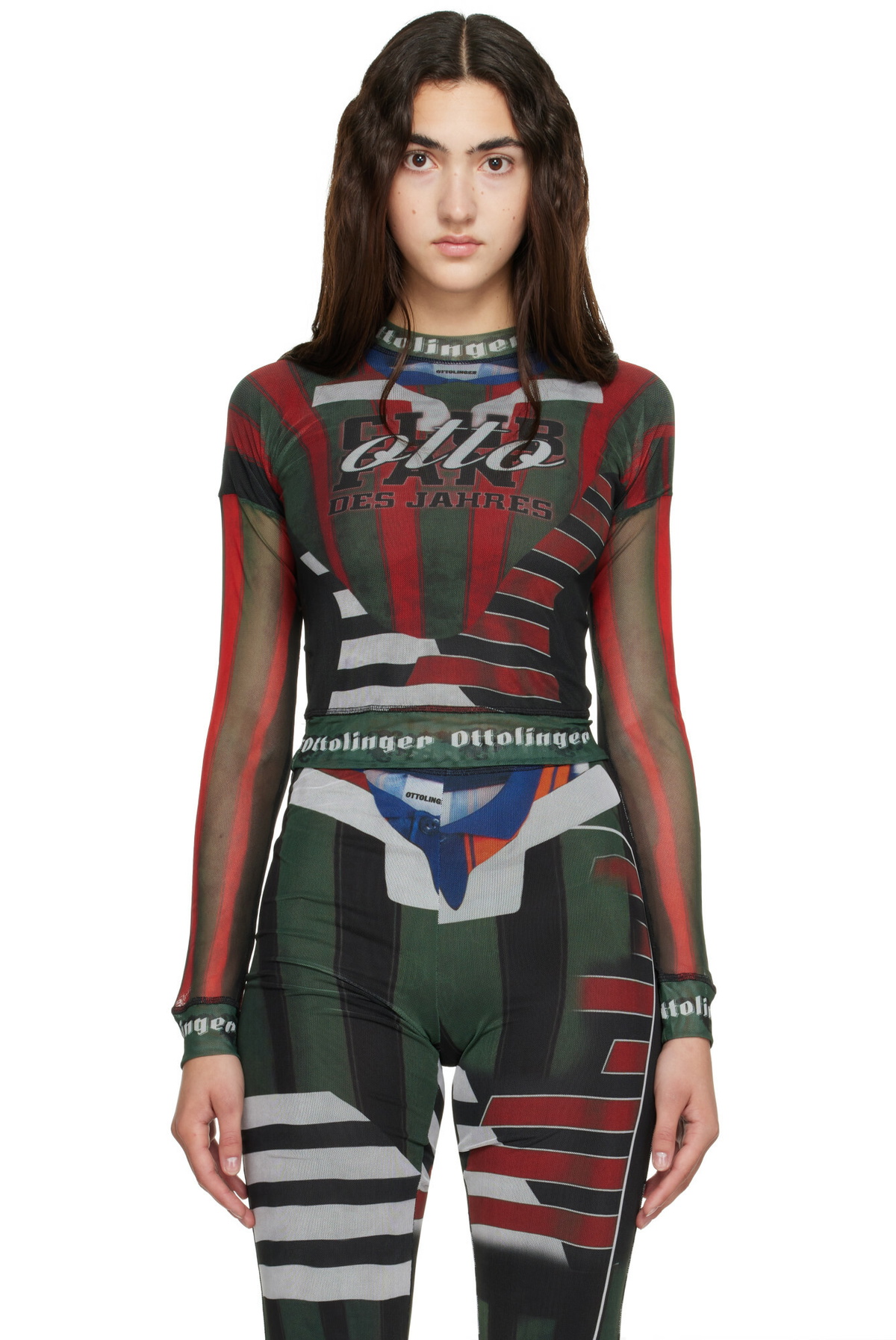 Ottolinger Multicolor Mesh Longsleeve T-shirt